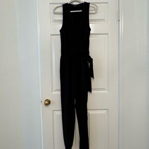 Vici Classic Black Wrap Jumpsuit